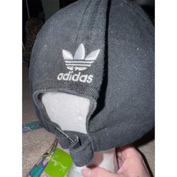 Adidas Originals Unisex Black Relaxed Mini Logo Cap Adjustable - Picture 5 of 11